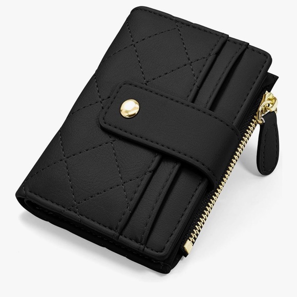 Handbags - 🆕 Women Wallet, Small Slim PU Leather Bifold Wallet with Zipper Coin Pocket